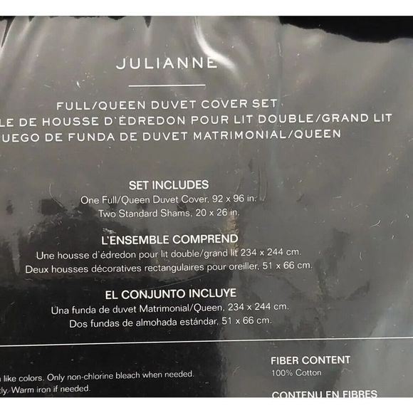 Ralph Lauren JULIANNE TOILE Sage 100% Cotton Full Queen Duvet Cover Set $300 - Picture 9 of 10